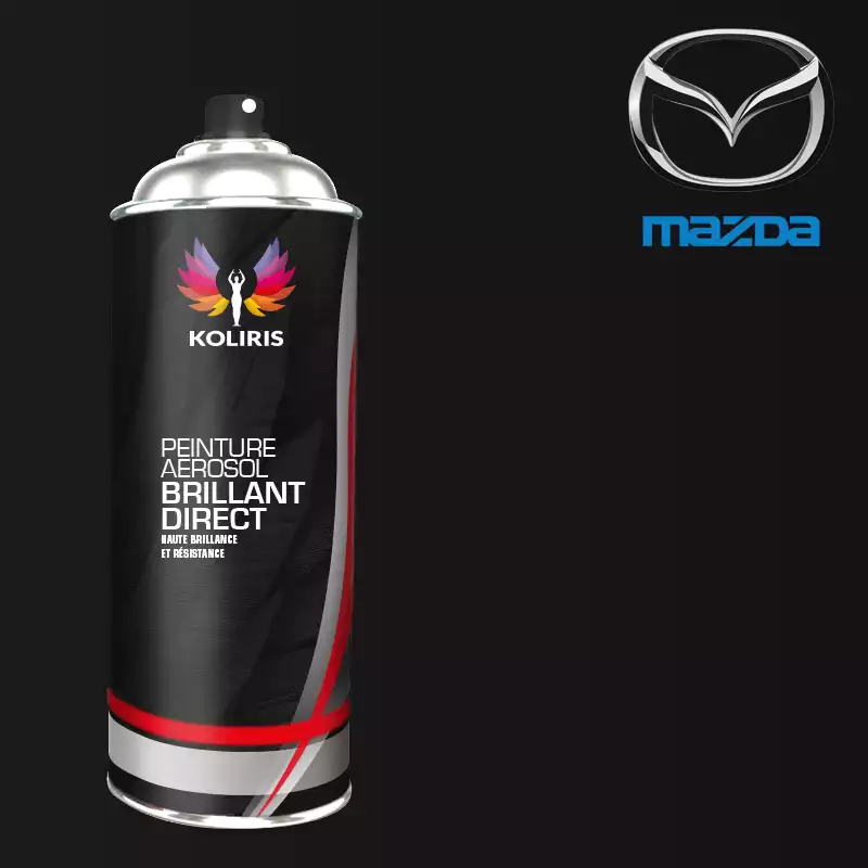 Bombe de peinture voiture 1K brillant Mazda 400ml