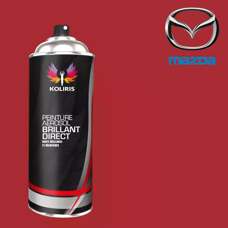 Bombe de peinture voiture 1K brillant Mazda 400ml