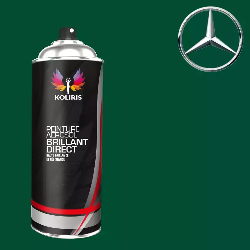 Bombe de peinture voiture 1K brillant Mercedes Benz 400ml