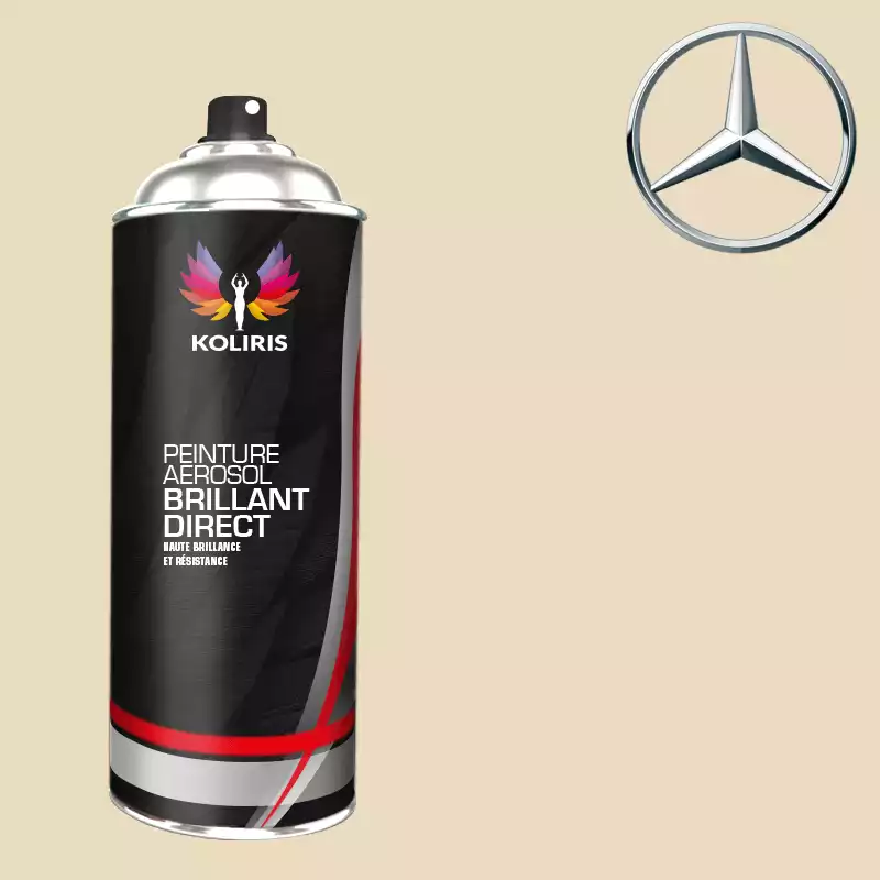 Bombe de peinture voiture 1K brillant Mercedes Benz 400ml