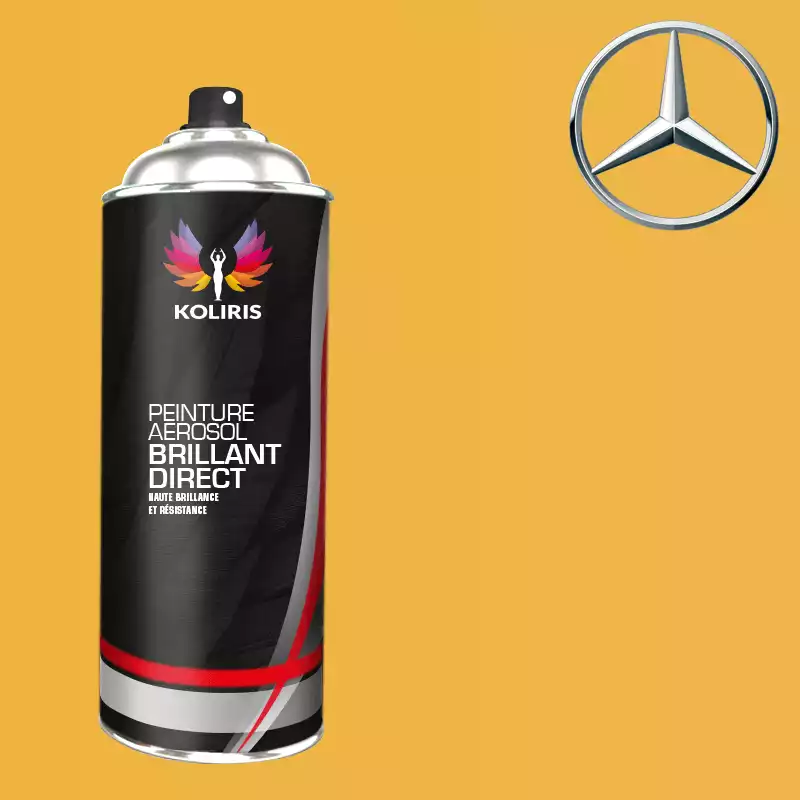 Bombe de peinture voiture 1K brillant Mercedes Benz 400ml