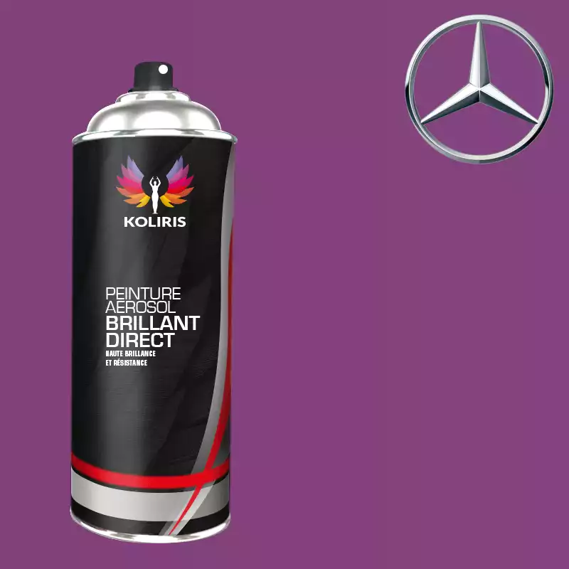 Bombe de peinture voiture 1K brillant Mercedes Benz 400ml