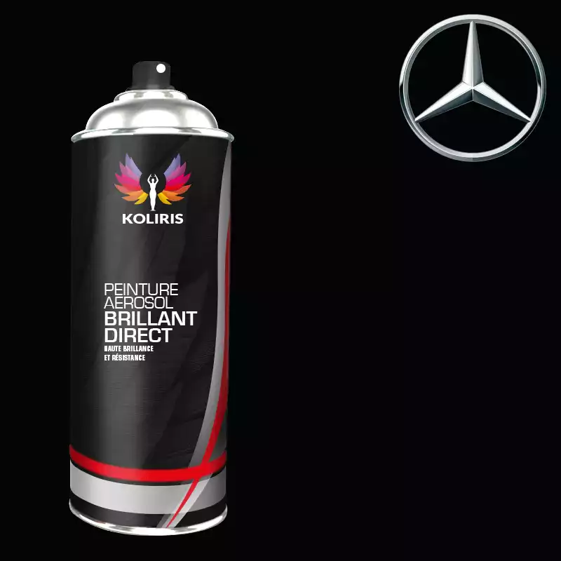 Bombe de peinture voiture 1K brillant Mercedes Benz 400ml