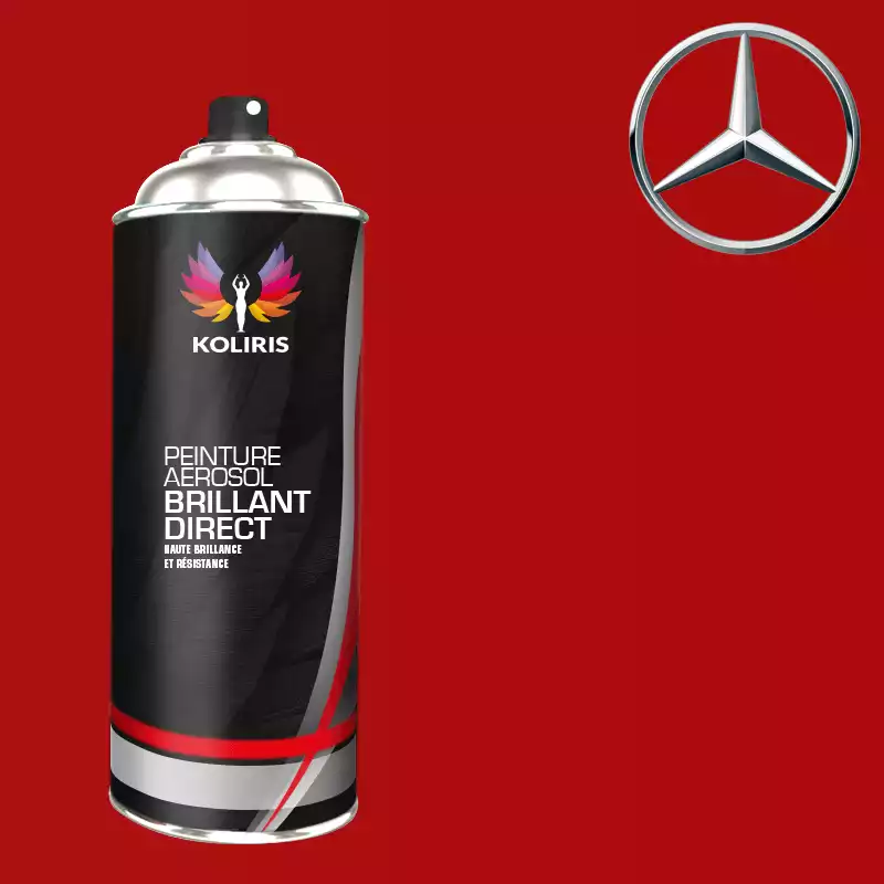 Bombe de peinture voiture 1K brillant Mercedes Benz 400ml