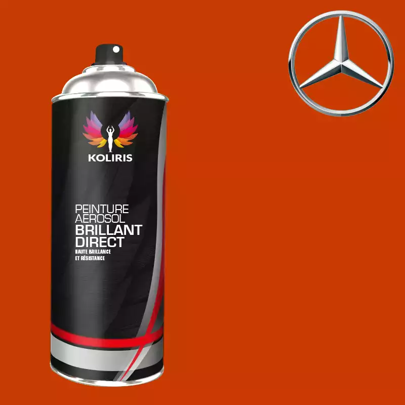 Bombe de peinture voiture 1K brillant Mercedes Benz 400ml