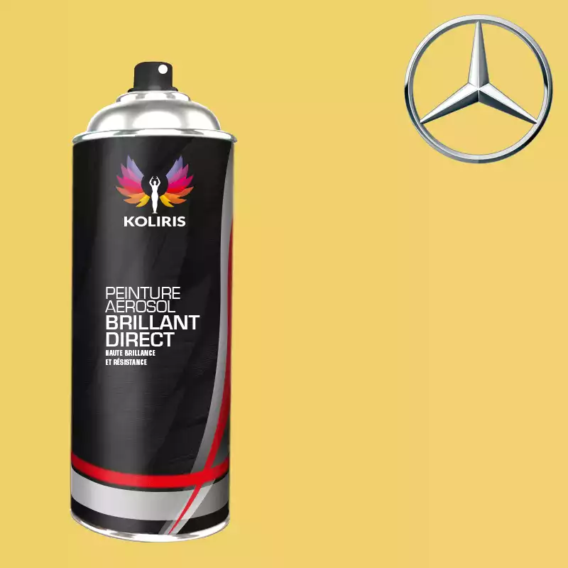 Bombe de peinture voiture 1K brillant Mercedes Benz 400ml