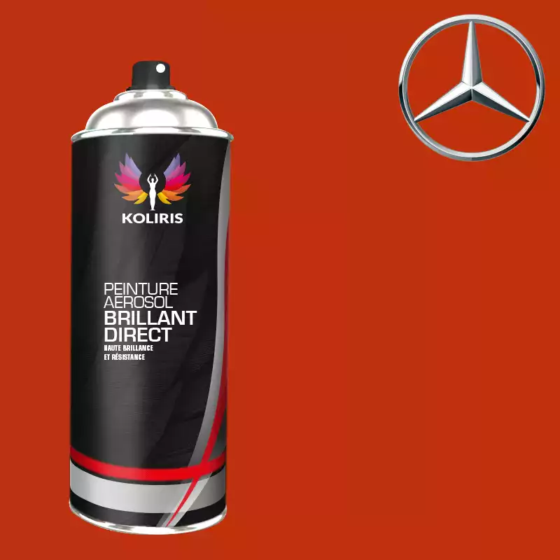 Bombe de peinture voiture 1K brillant Mercedes Benz 400ml