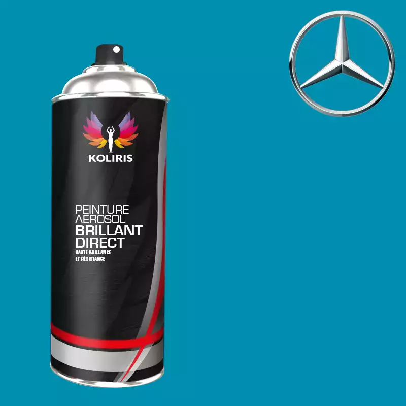 Bombe de peinture voiture 1K brillant Mercedes Benz 400ml