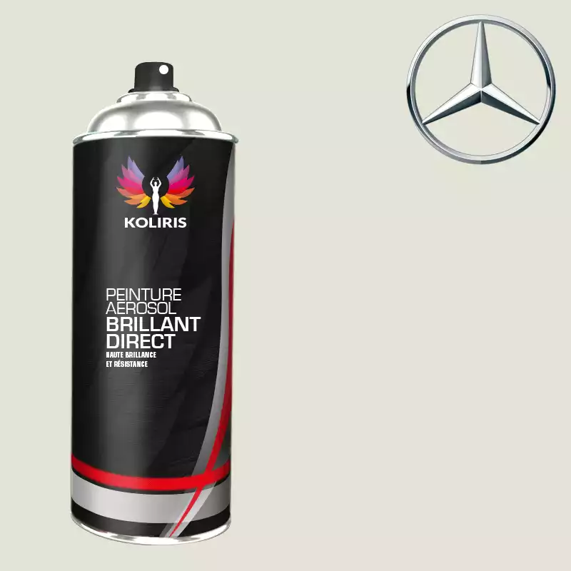 Bombe de peinture voiture 1K brillant Mercedes Benz 400ml