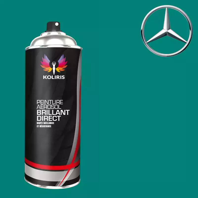 Bombe de peinture voiture 1K brillant Mercedes Benz 400ml