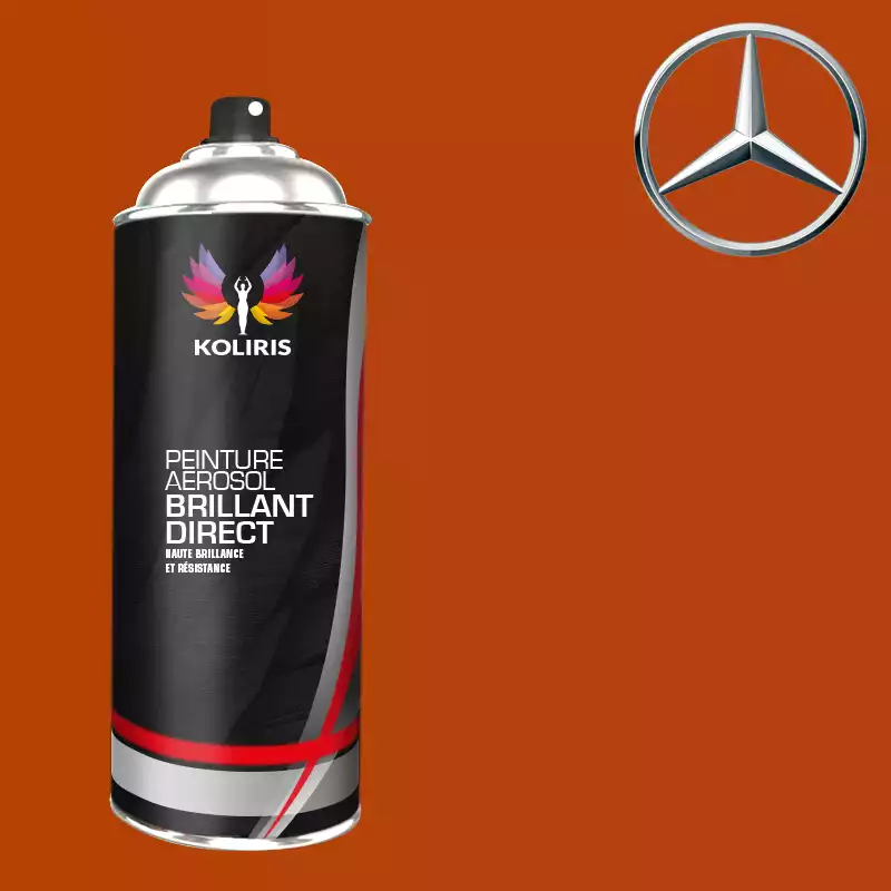 Bombe de peinture voiture 1K brillant Mercedes Benz 400ml