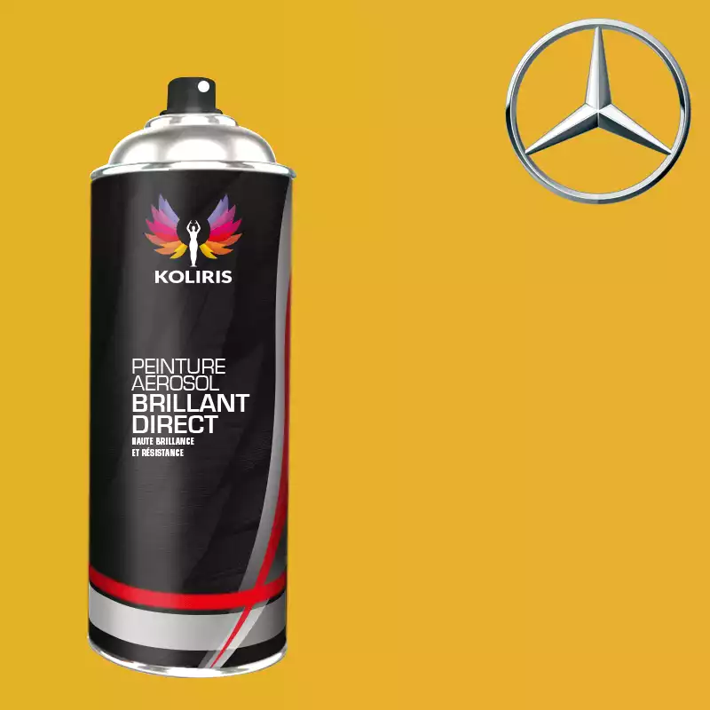 Bombe de peinture voiture 1K brillant Mercedes Benz 400ml