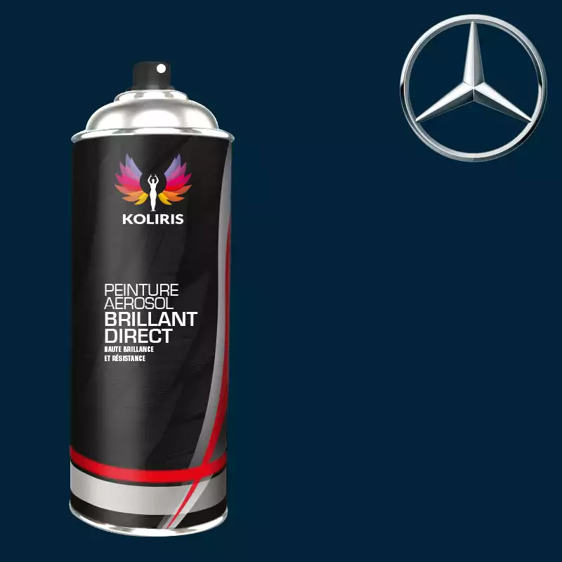 Bombe de peinture voiture 1K brillant Mercedes Benz 400ml