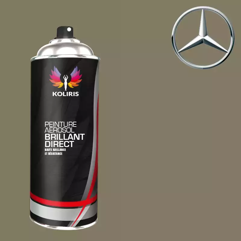 Bombe de peinture voiture 1K brillant Mercedes Benz 400ml