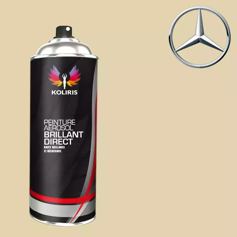 Bombe de peinture voiture 1K brillant Mercedes Benz 400ml