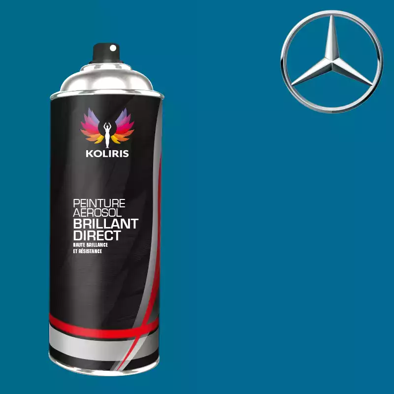 Bombe de peinture voiture 1K brillant Mercedes Benz 400ml