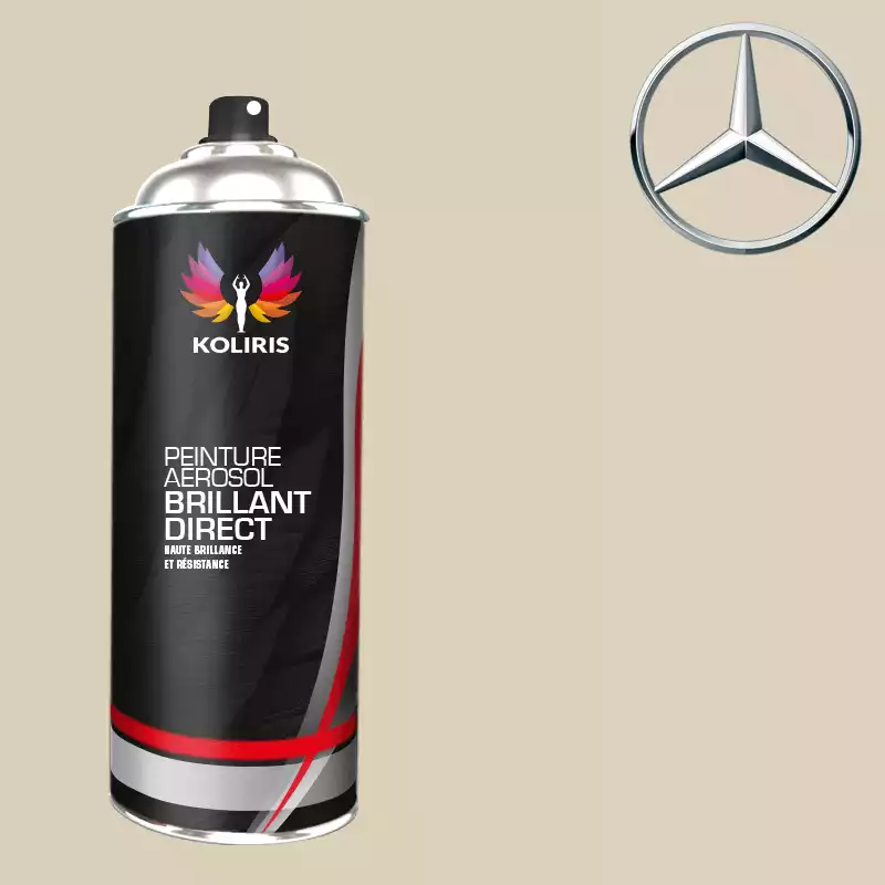 Bombe de peinture voiture 1K brillant Mercedes Benz 400ml