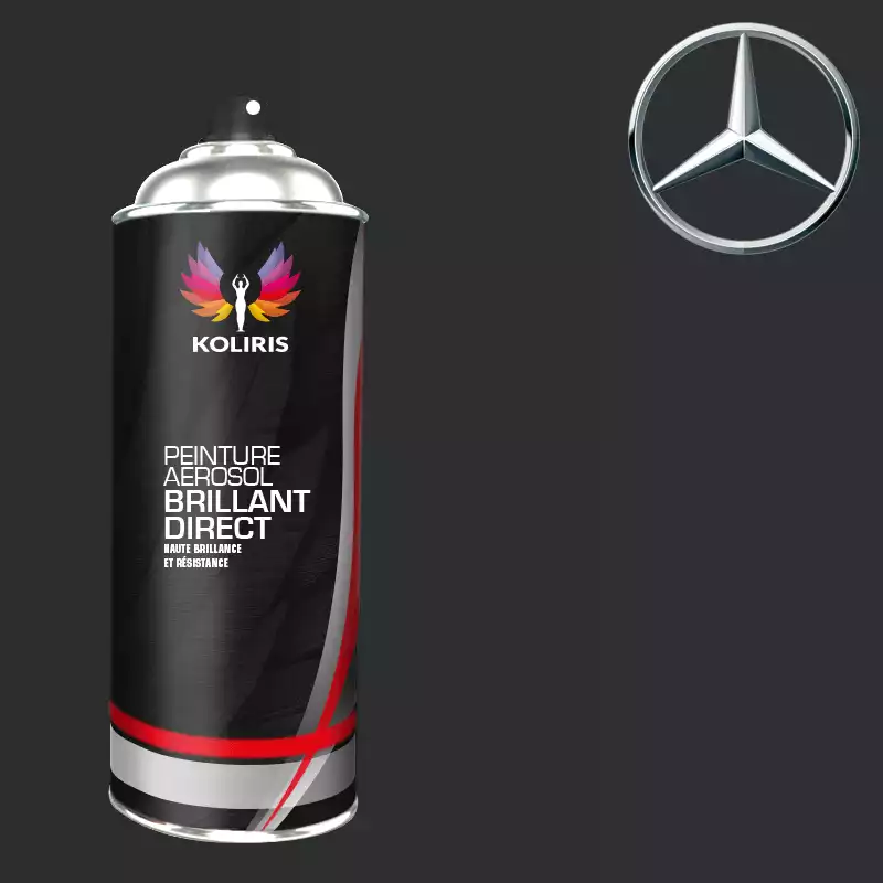 Bombe de peinture voiture 1K brillant Mercedes Benz 400ml