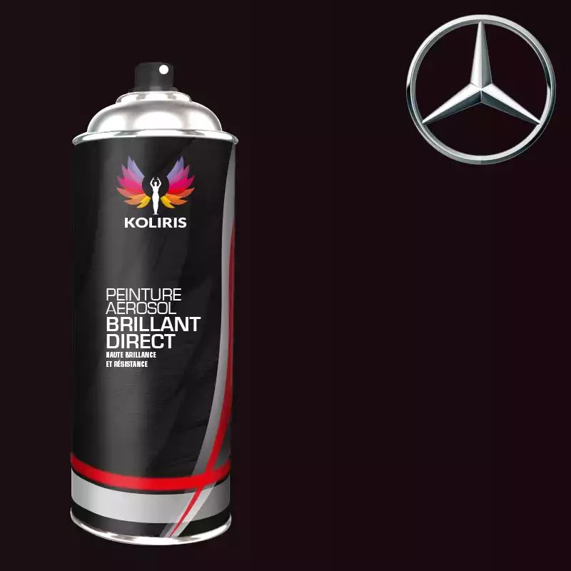 Bombe de peinture voiture 1K brillant Mercedes Benz 400ml