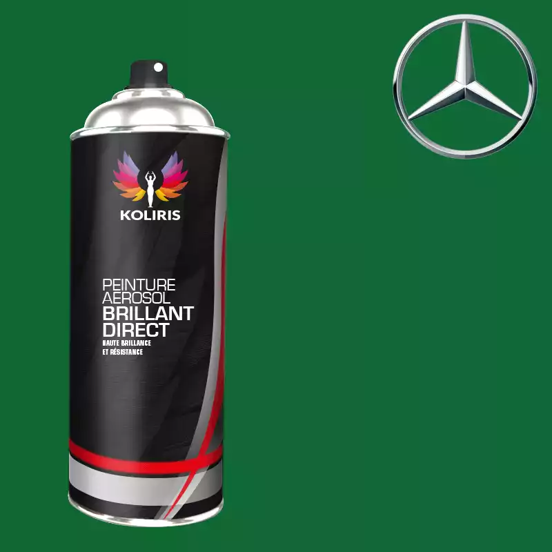 Bombe de peinture voiture 1K brillant Mercedes Benz 400ml