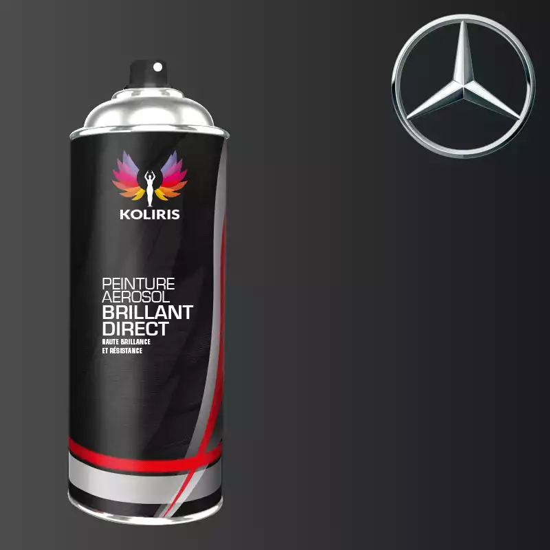 Bombe de peinture voiture 1K brillant Mercedes Benz 400ml