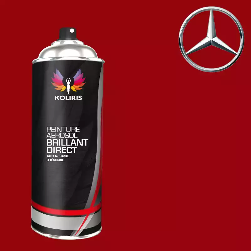 Bombe de peinture voiture 1K brillant Mercedes Benz 400ml