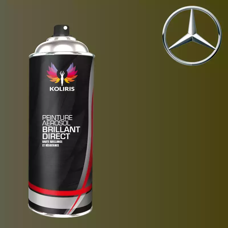 Bombe de peinture voiture 1K brillant Mercedes Benz 400ml