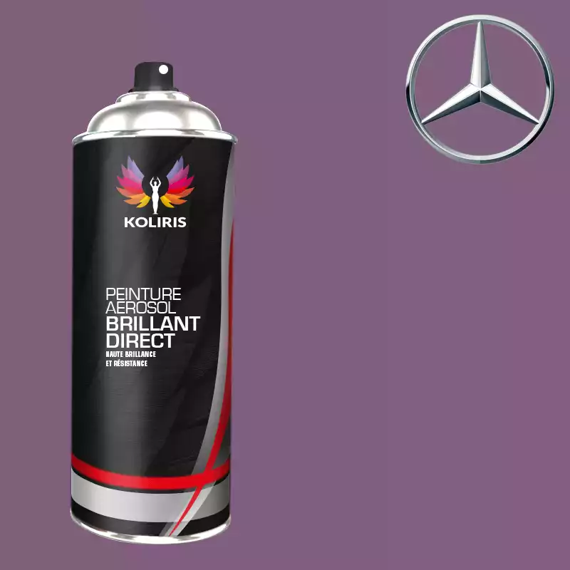 Bombe de peinture voiture 1K brillant Mercedes Benz 400ml