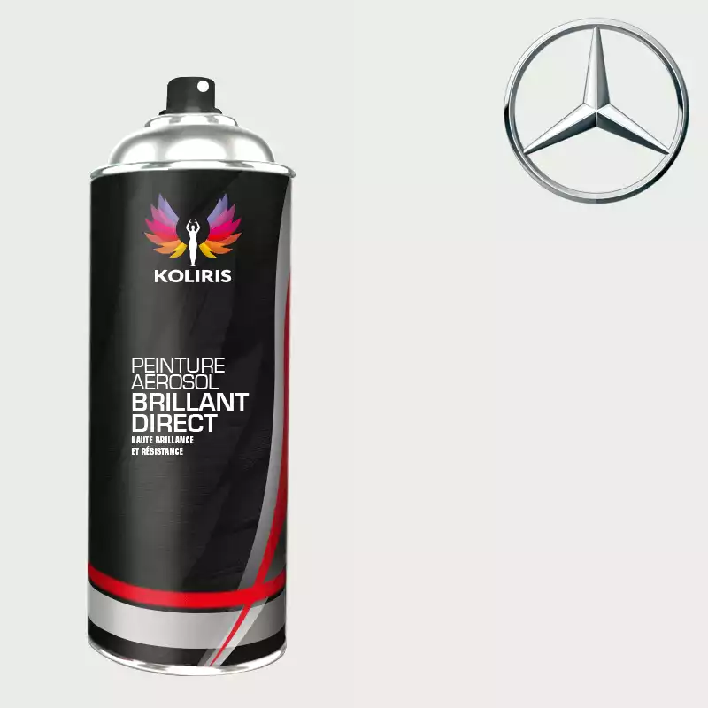 Bombe de peinture voiture 1K brillant Mercedes Benz 400ml