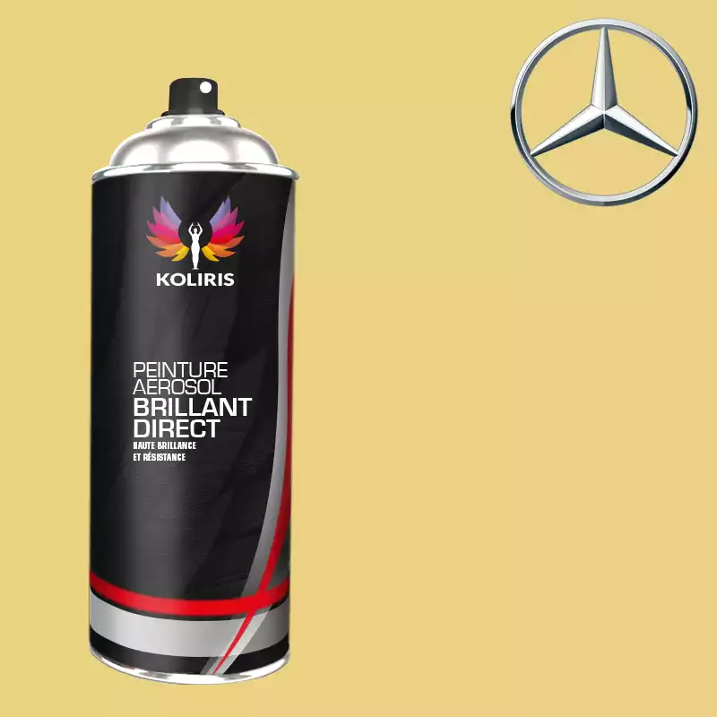 Bombe de peinture voiture 1K brillant Mercedes Benz 400ml