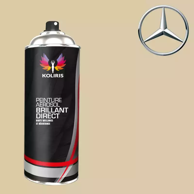 Bombe de peinture voiture 1K brillant Mercedes Benz 400ml