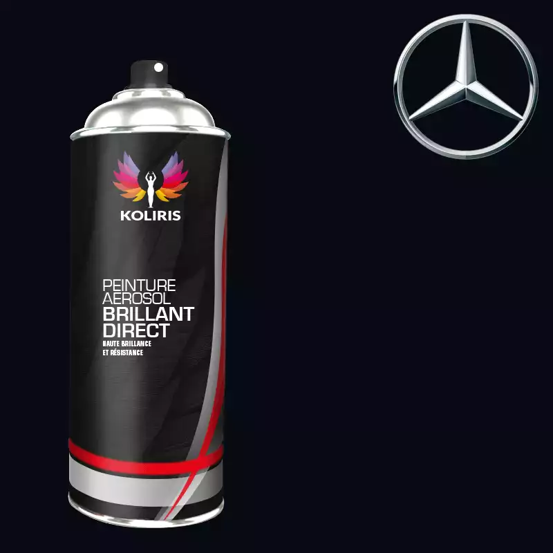 Bombe de peinture voiture 1K brillant Mercedes Benz 400ml