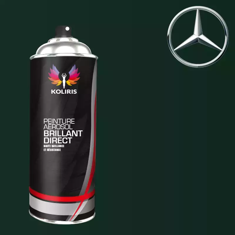 Bombe de peinture voiture 1K brillant Mercedes Benz 400ml