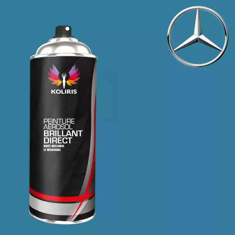 Bombe de peinture voiture 1K brillant Mercedes Benz 400ml