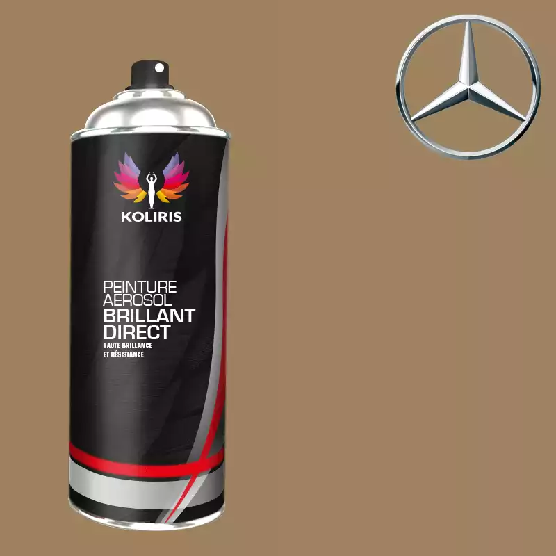 Bombe de peinture voiture 1K brillant Mercedes Benz 400ml