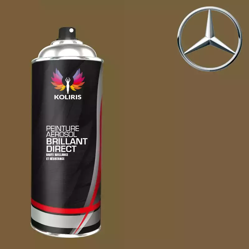 Bombe de peinture voiture 1K brillant Mercedes Benz 400ml