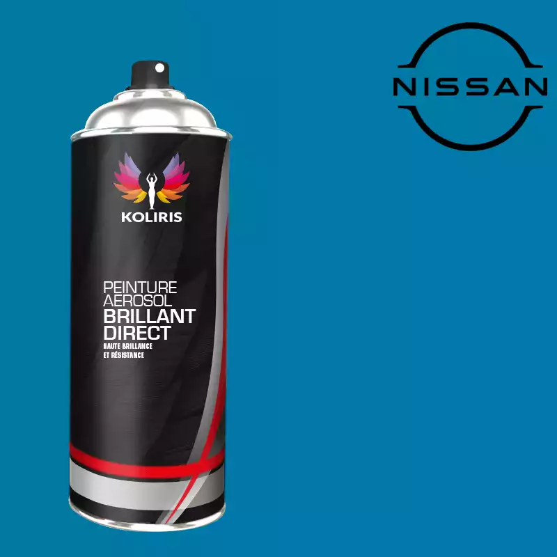 Bombe de peinture voiture 1K brillant Nissan 400ml