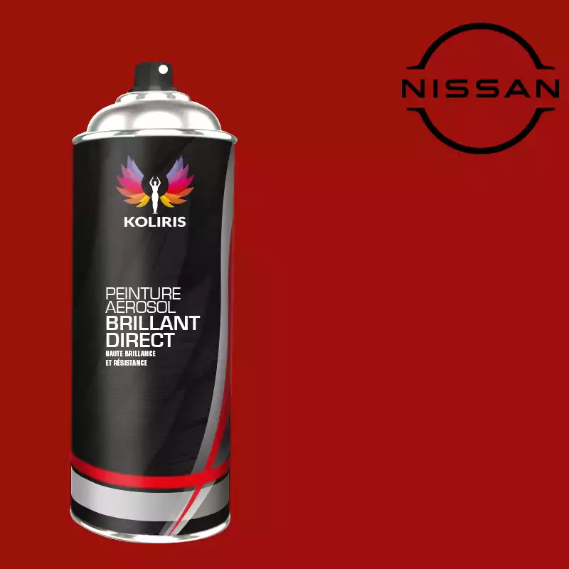 Bombe de peinture voiture 1K brillant Nissan 400ml