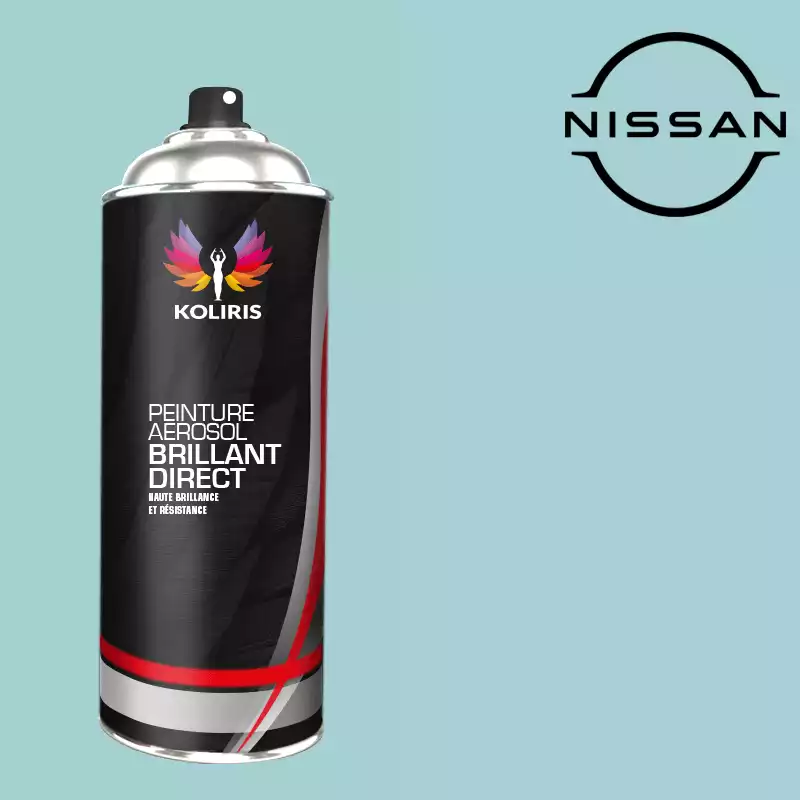 Bombe de peinture voiture 1K brillant Nissan 400ml