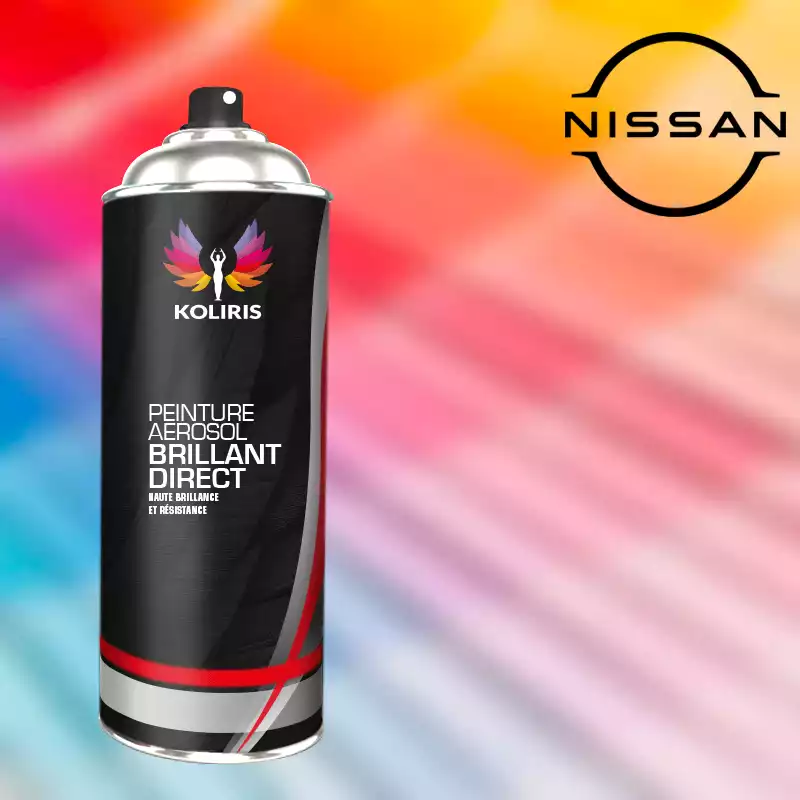 Bombe de peinture voiture 1K brillant Nissan 400ml