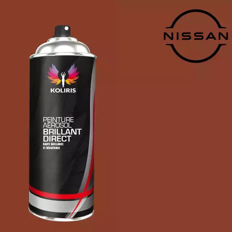 Bombe de peinture voiture 1K brillant Nissan 400ml