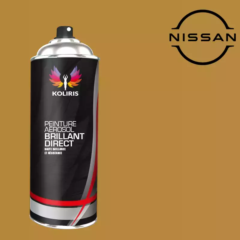 Bombe de peinture voiture 1K brillant Nissan 400ml