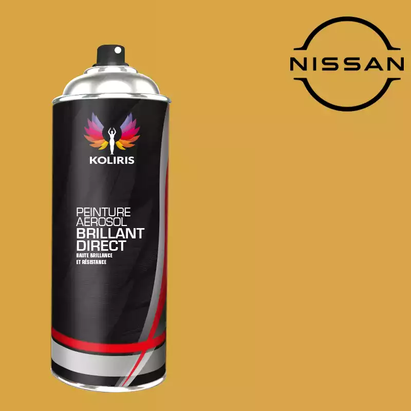 Bombe de peinture voiture 1K brillant Nissan 400ml