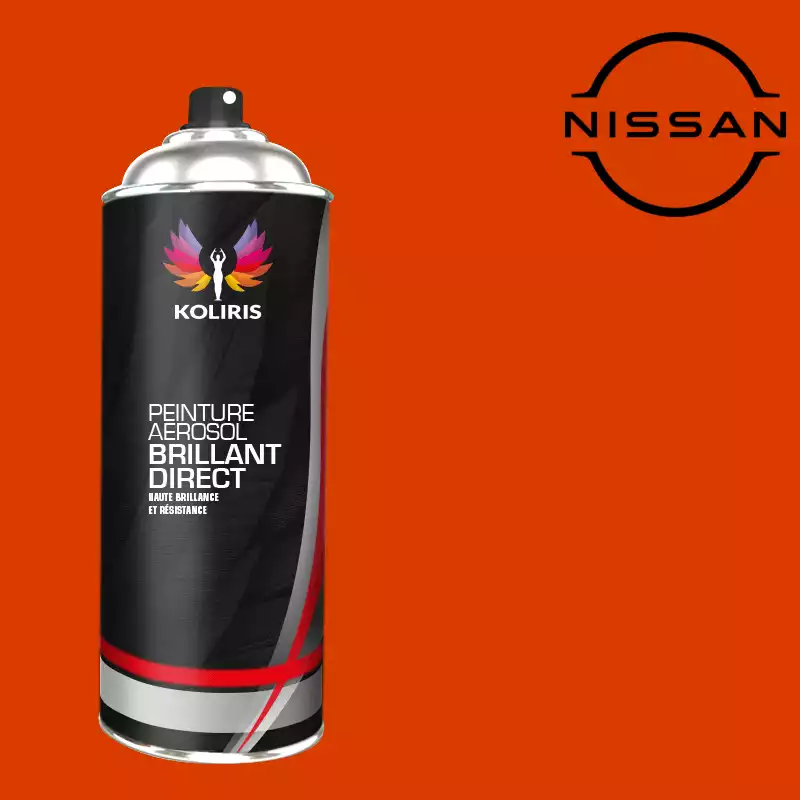 Bombe de peinture voiture 1K brillant Nissan 400ml