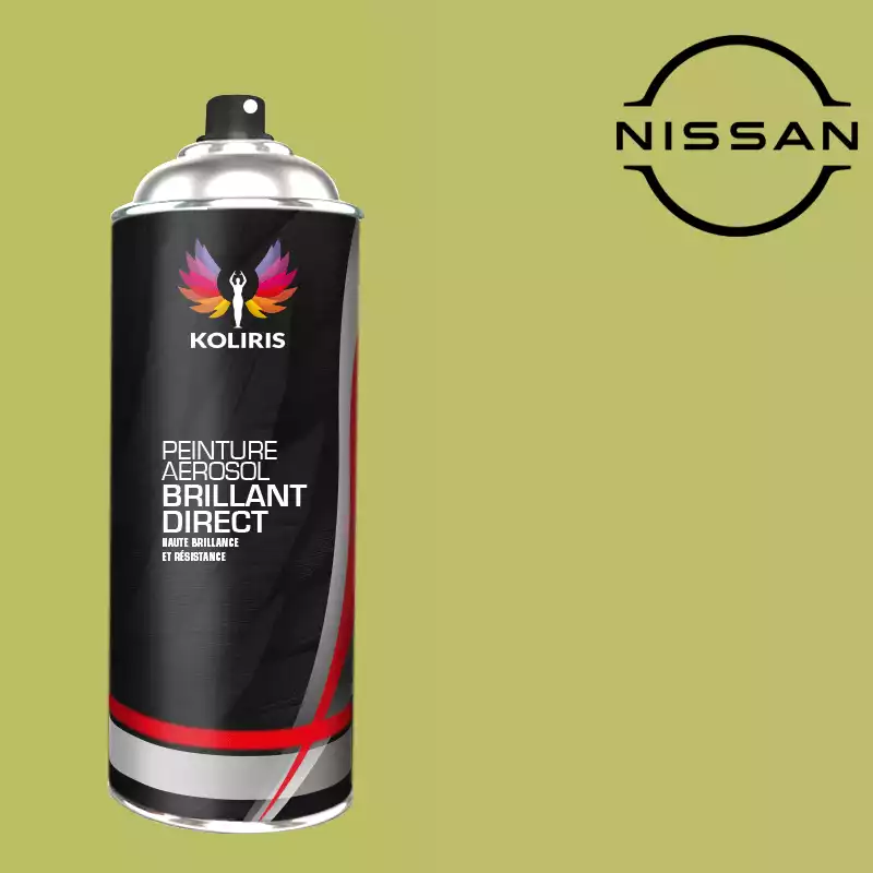 Bombe de peinture voiture 1K brillant Nissan 400ml