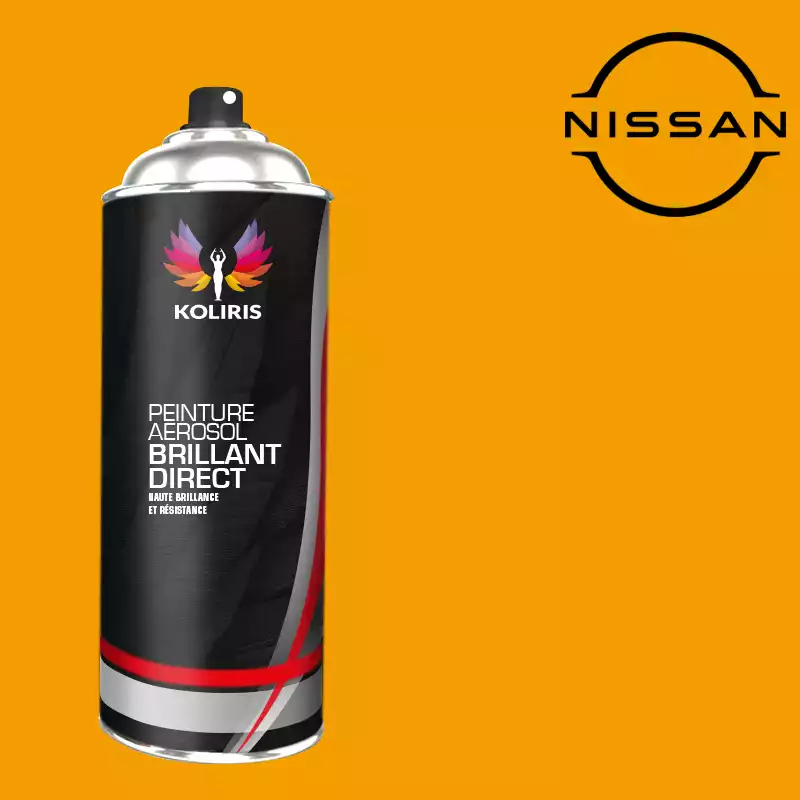 Bombe de peinture voiture 1K brillant Nissan 400ml