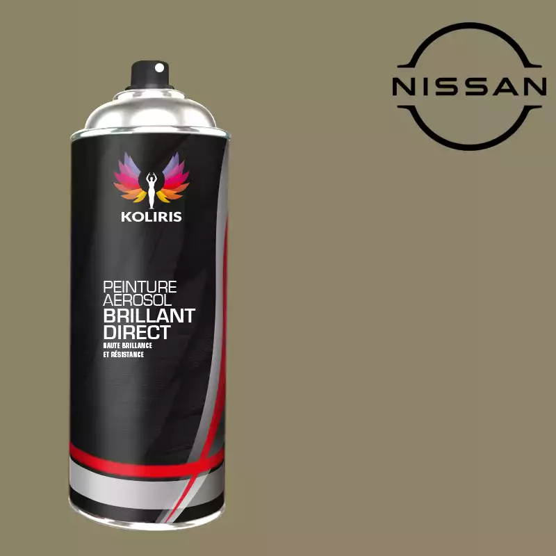 Bombe de peinture voiture 1K brillant Nissan 400ml
