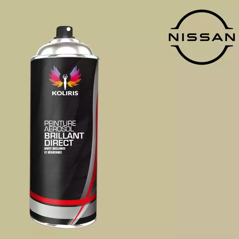 Bombe de peinture voiture 1K brillant Nissan 400ml