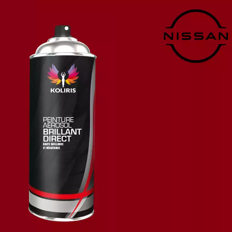 Bombe de peinture voiture 1K brillant Nissan 400ml