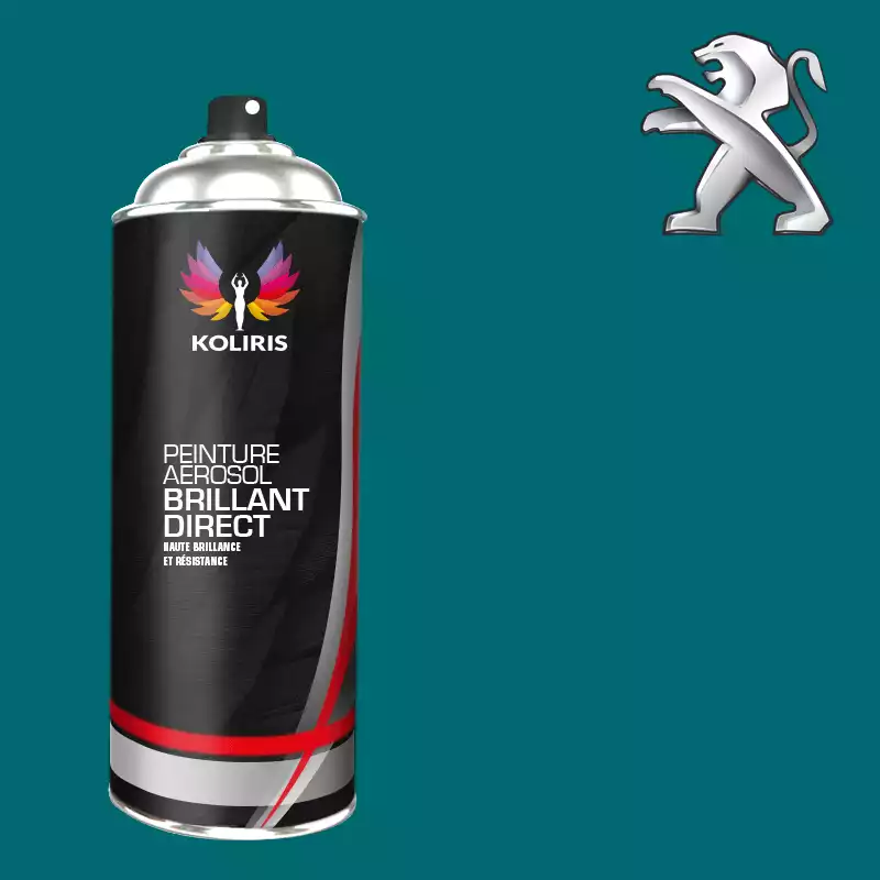 Bombe de peinture voiture 1K brillant Peugeot 400ml